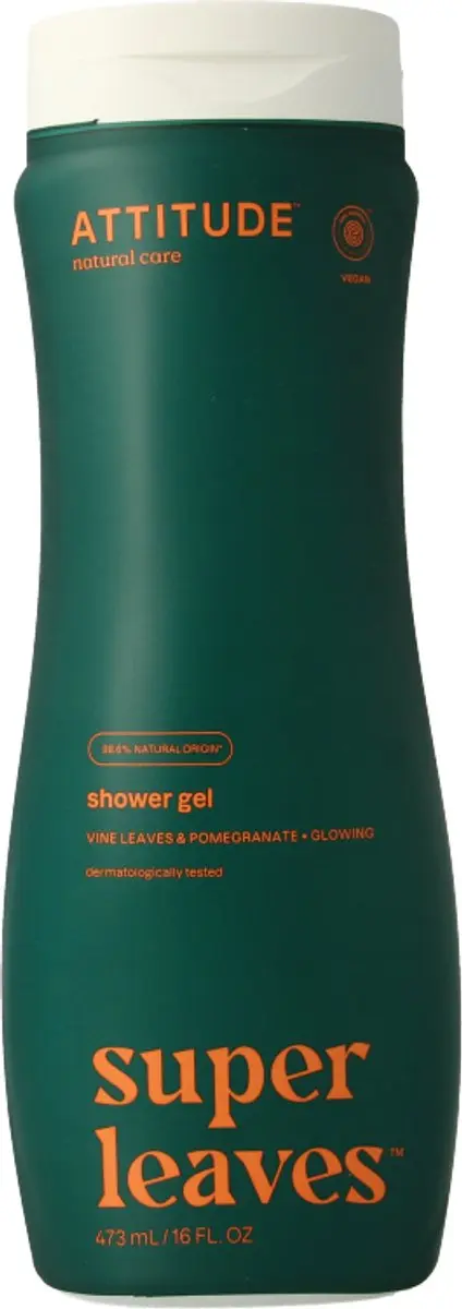 Attitude Super Leaves Glowing Red Vine Douchegel 473ml