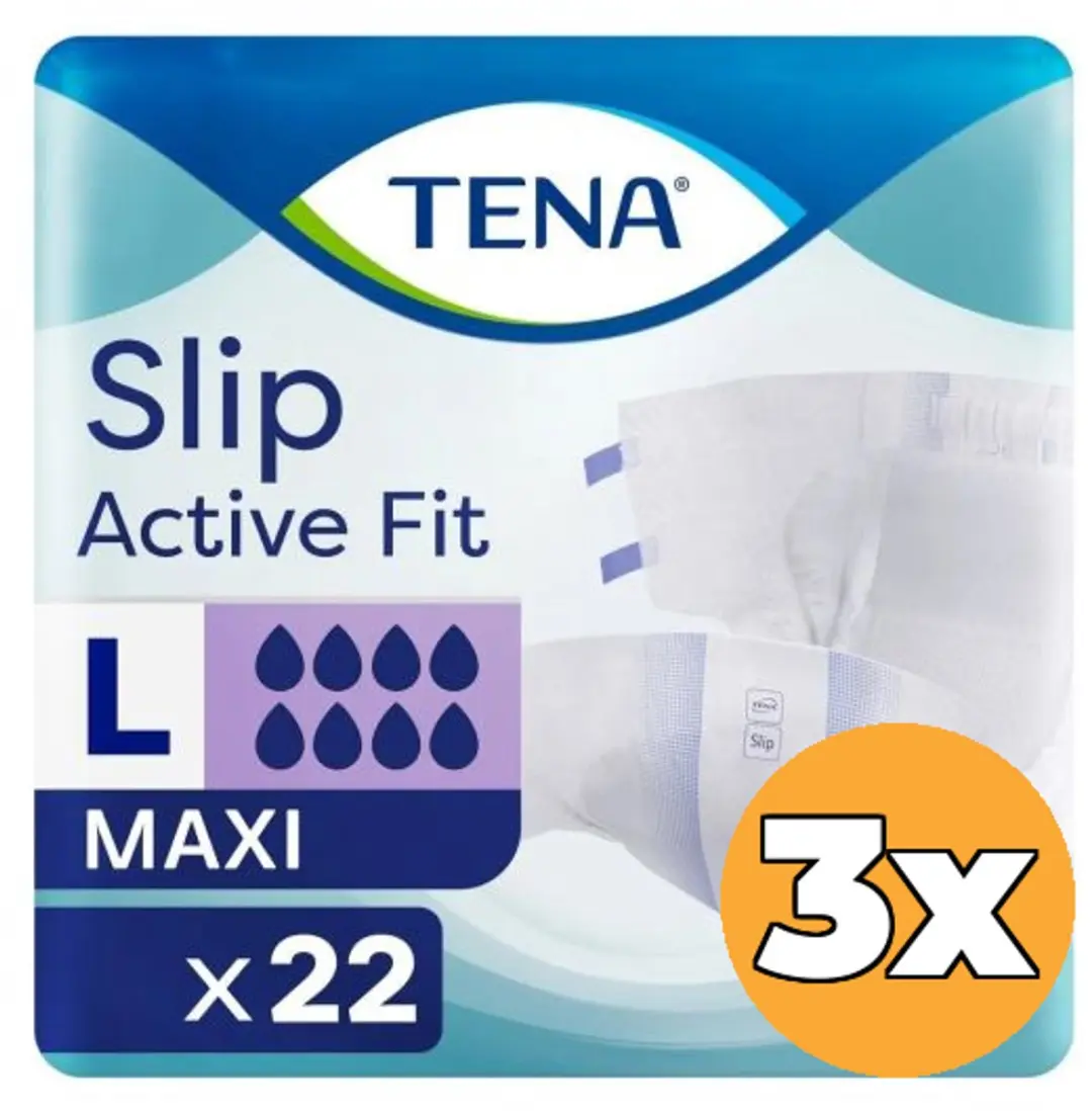 TENA Slip Active Fit Maxi Large - 3x22 Stuks