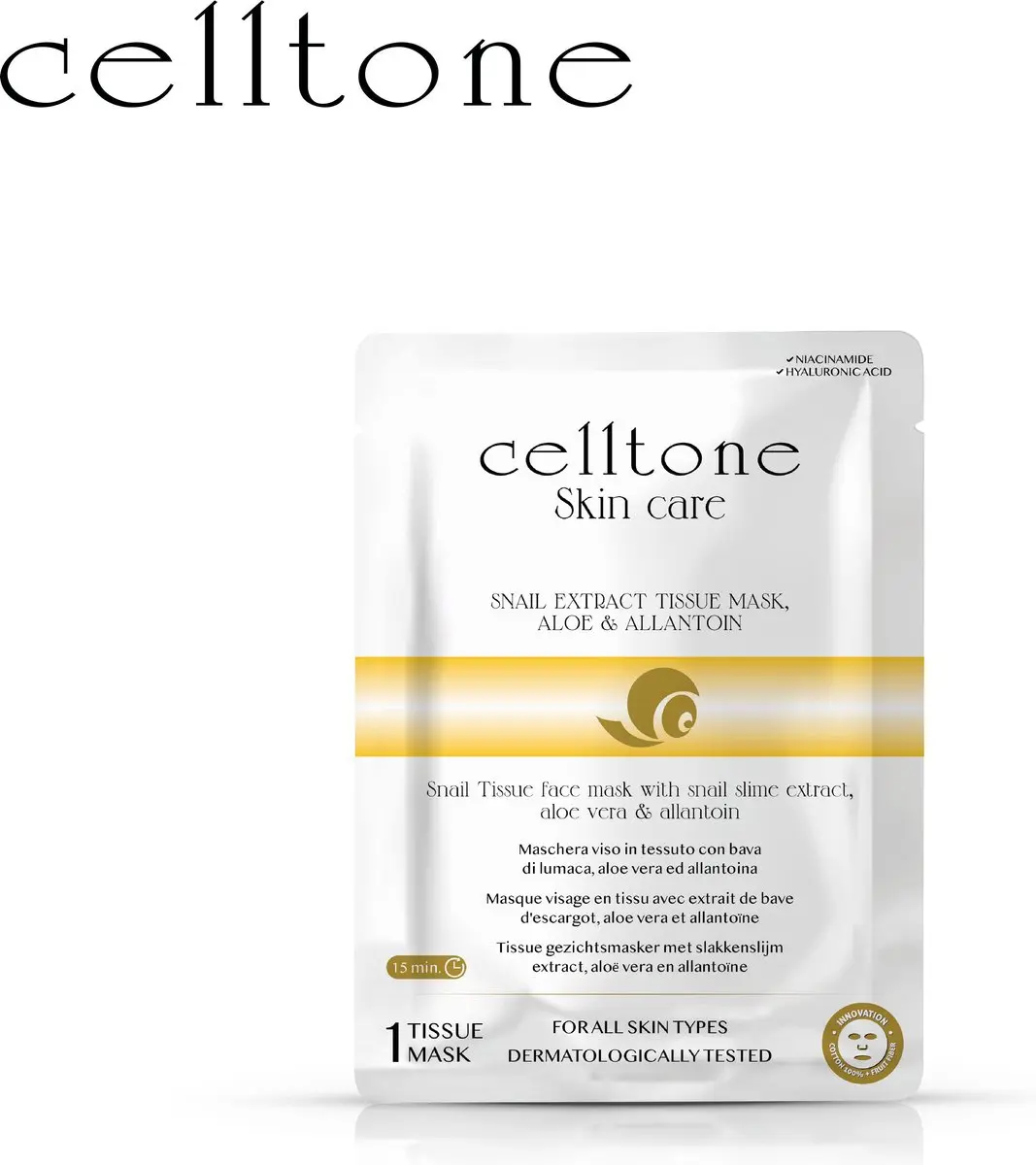 Celltone Slakkenslijm Sheetmask 20g