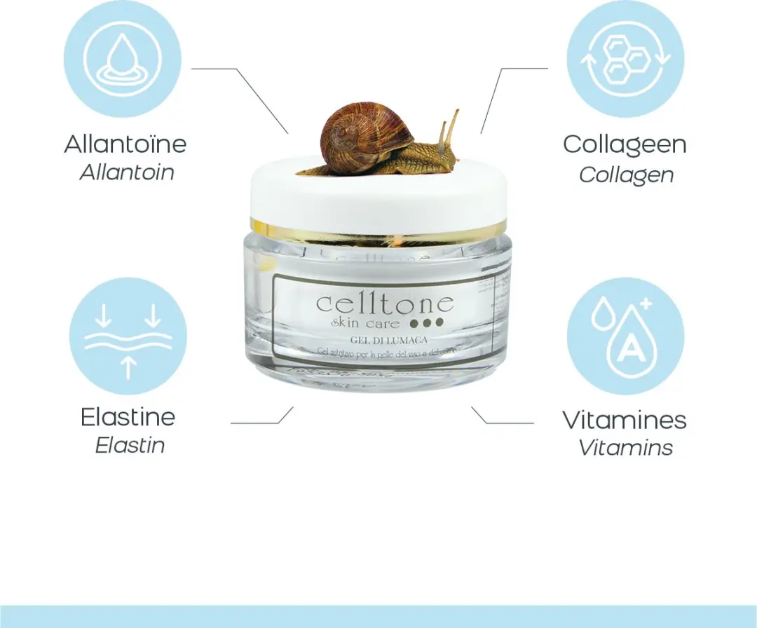 Celltone Slakkenslijmcrème 2x50ml - Anti-rimpel & Acneverzorging