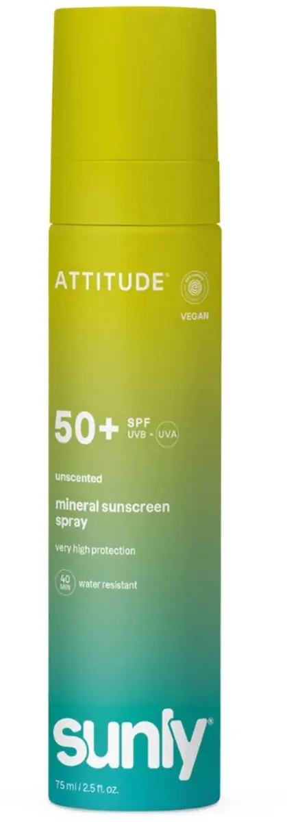 Attitude Sunly Zonnebrandspray SPF50 75ml