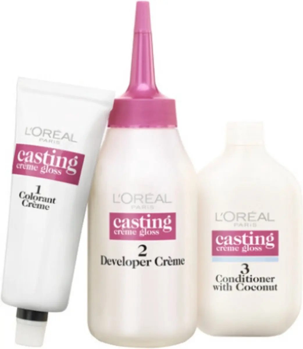 L'Oréal Paris Casting Crème Gloss Haarverf 200 Intens Zwart - 3 Stuks
