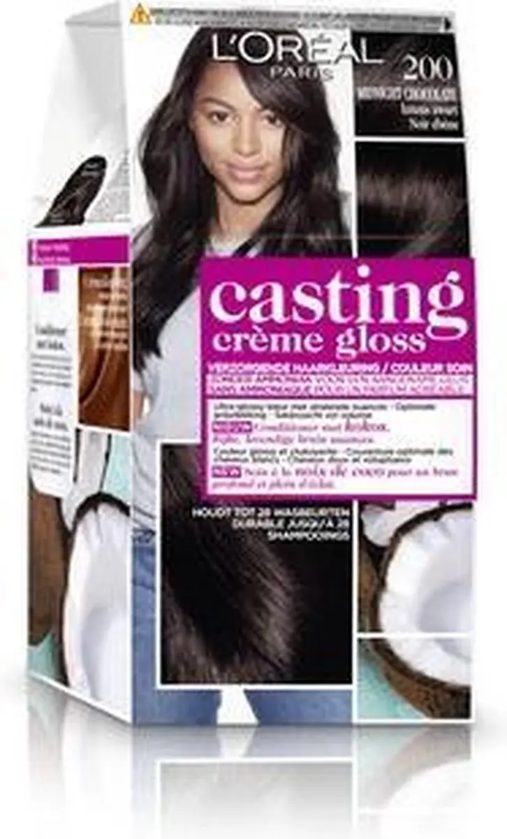L'Oréal Paris Casting Crème Gloss Haarverf 200 Intens Zwart