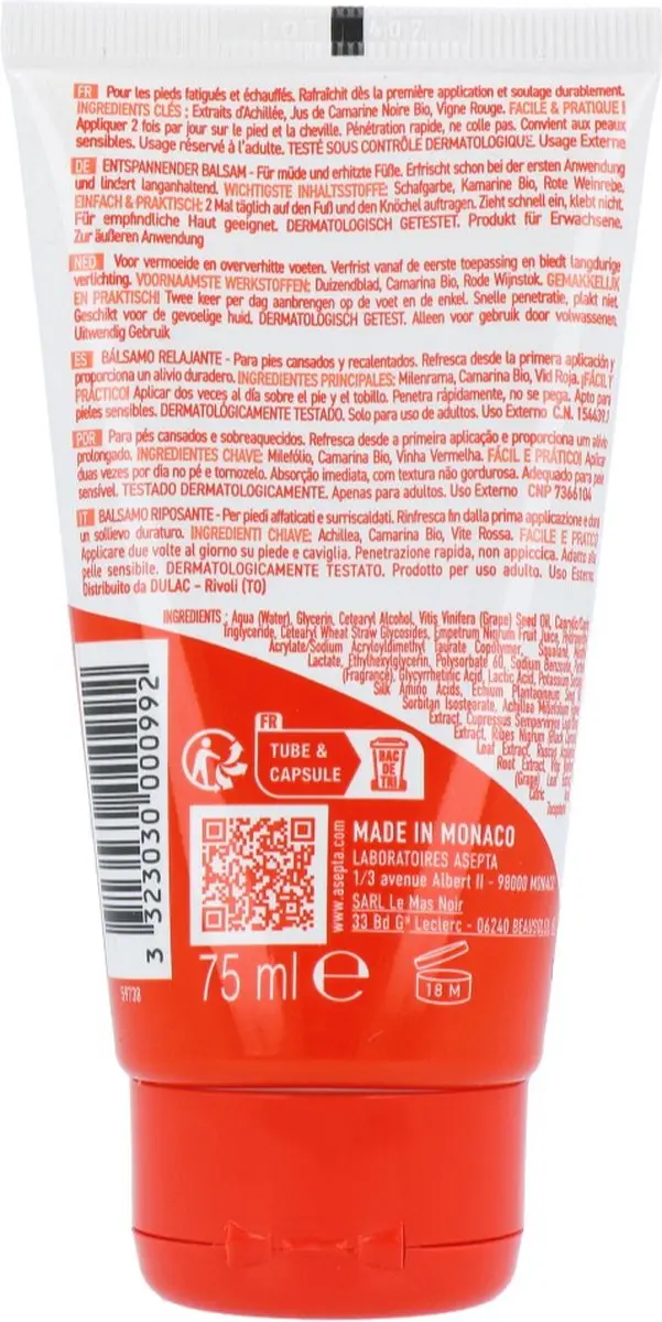 Akileine Rustgevende Balsem 50ml