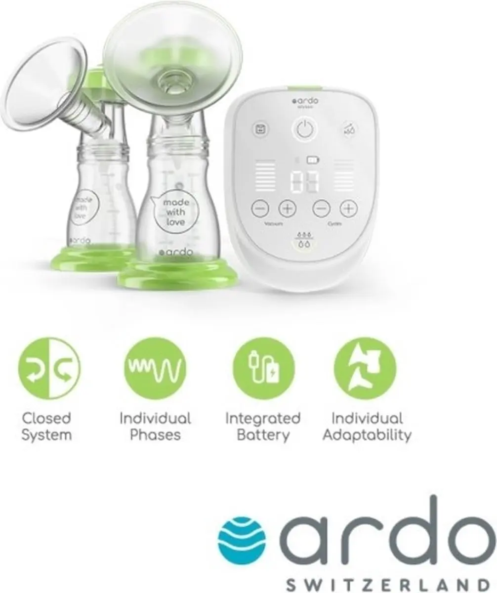 Ardo Alyssa Elektrische Borstkolf - Lichtgroen/Wit