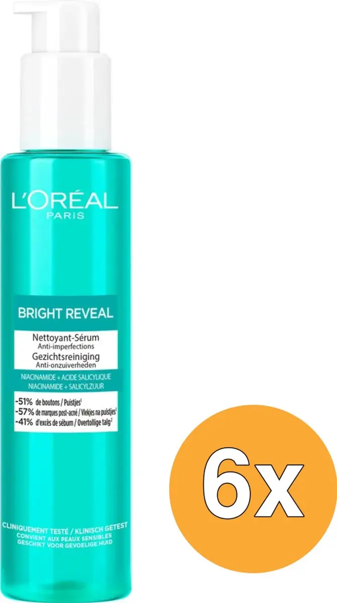 L'Oréal Paris Bright Reneal Gezichtsreiniger Schuimend 150ml