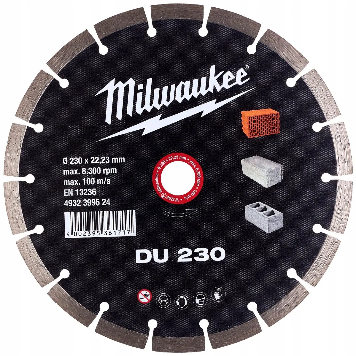 Milwaukee Diamantdoorslijpschijf DU 230mm - 4932399524 - afbeelding 6 van 6