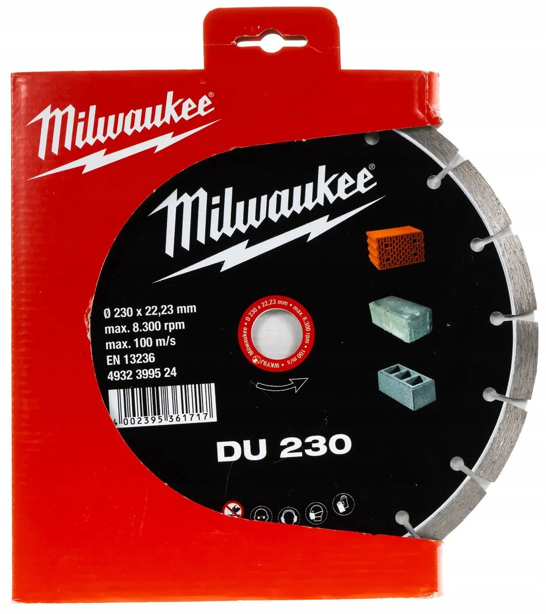 Milwaukee Diamantdoorslijpschijf DU 230mm - 4932399524