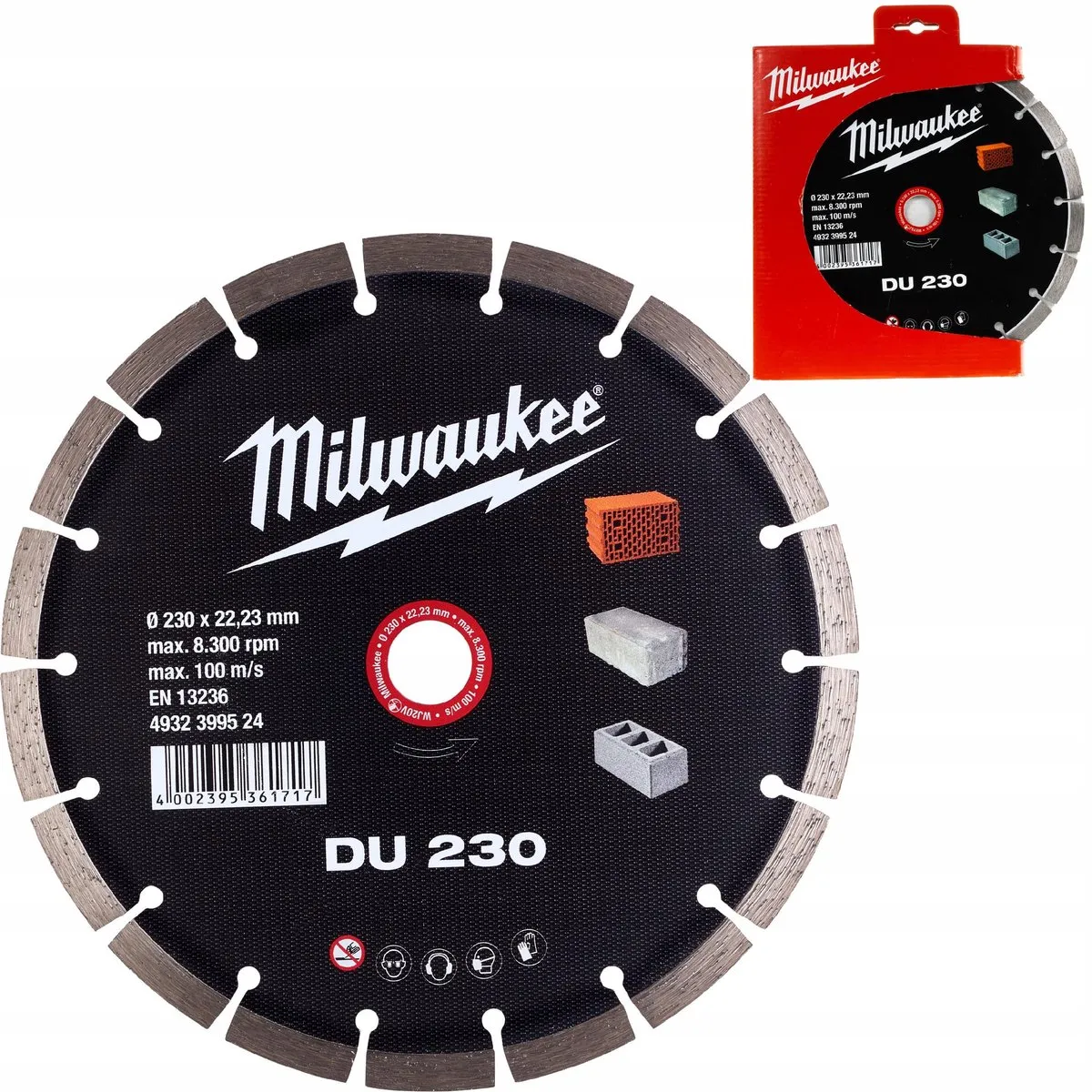 Milwaukee Diamantdoorslijpschijf DU 230mm - 4932399524