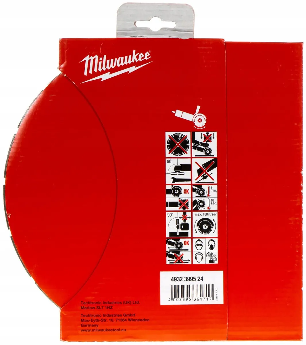 Milwaukee Diamantdoorslijpschijf DU 230mm - 4932399524