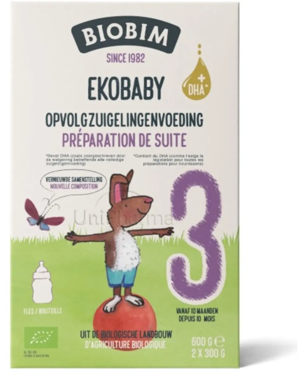 Biobim Ekobaby 3 Zuigelingenvoeding 10+ mnd