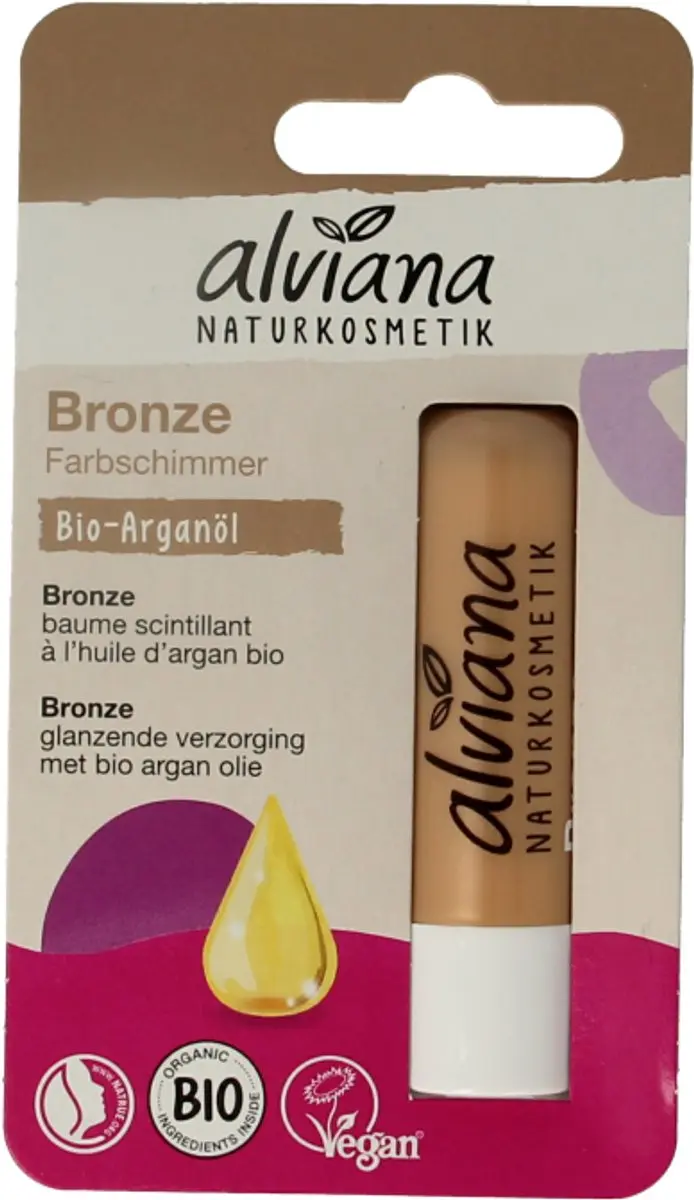 ALVIANA Lippenbalsem Bronze 4,5ml
