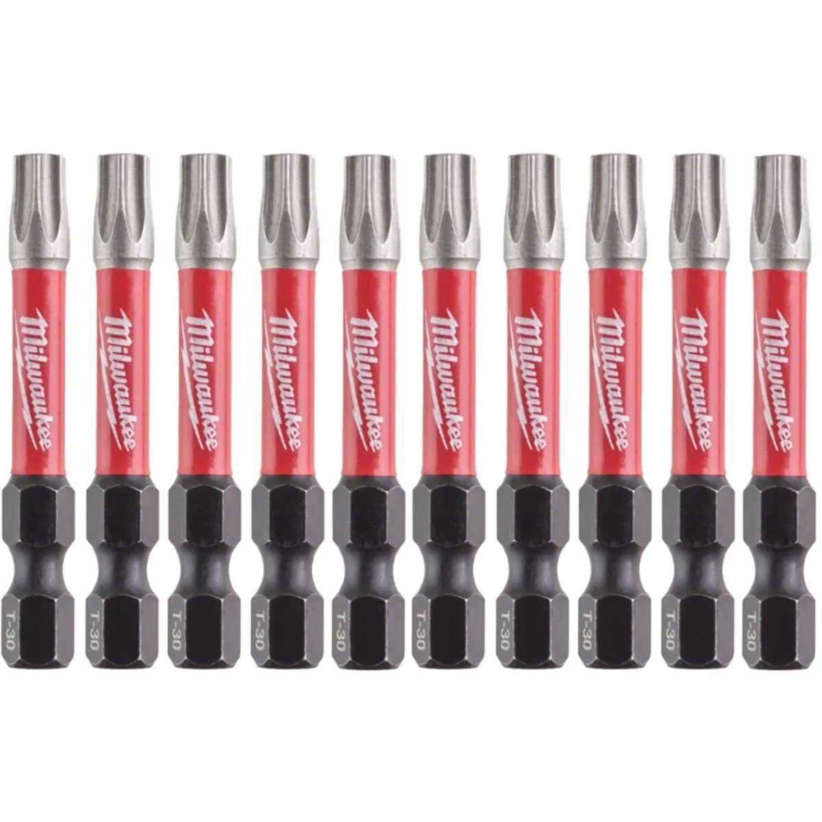 Milwaukee SHOCKWAVE TX30 Bits 50mm - 10 Stuks