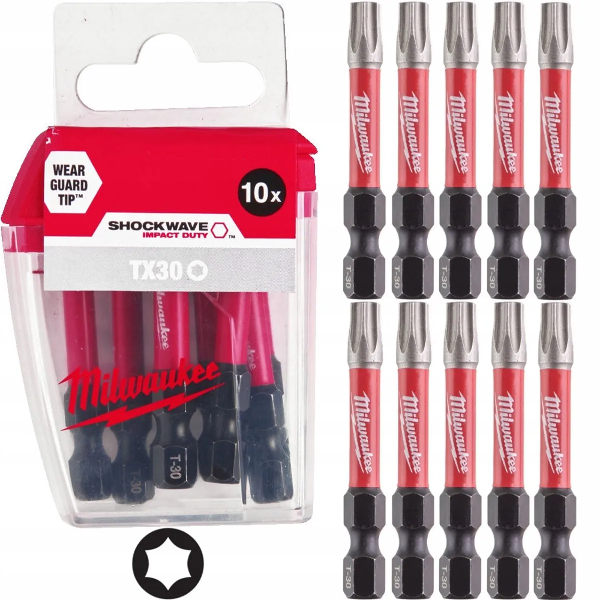 Milwaukee SHOCKWAVE TX30 Bits 50mm
