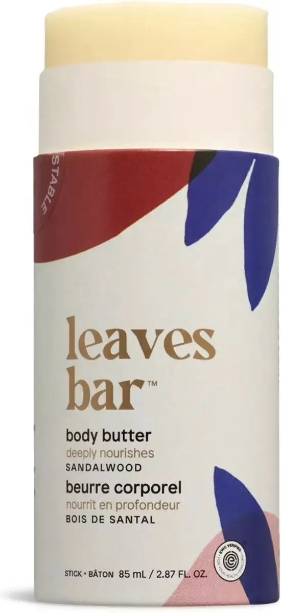 Attitude Leaves Bar Plasticvrije Body Butter Stick Sandalwood 85ml