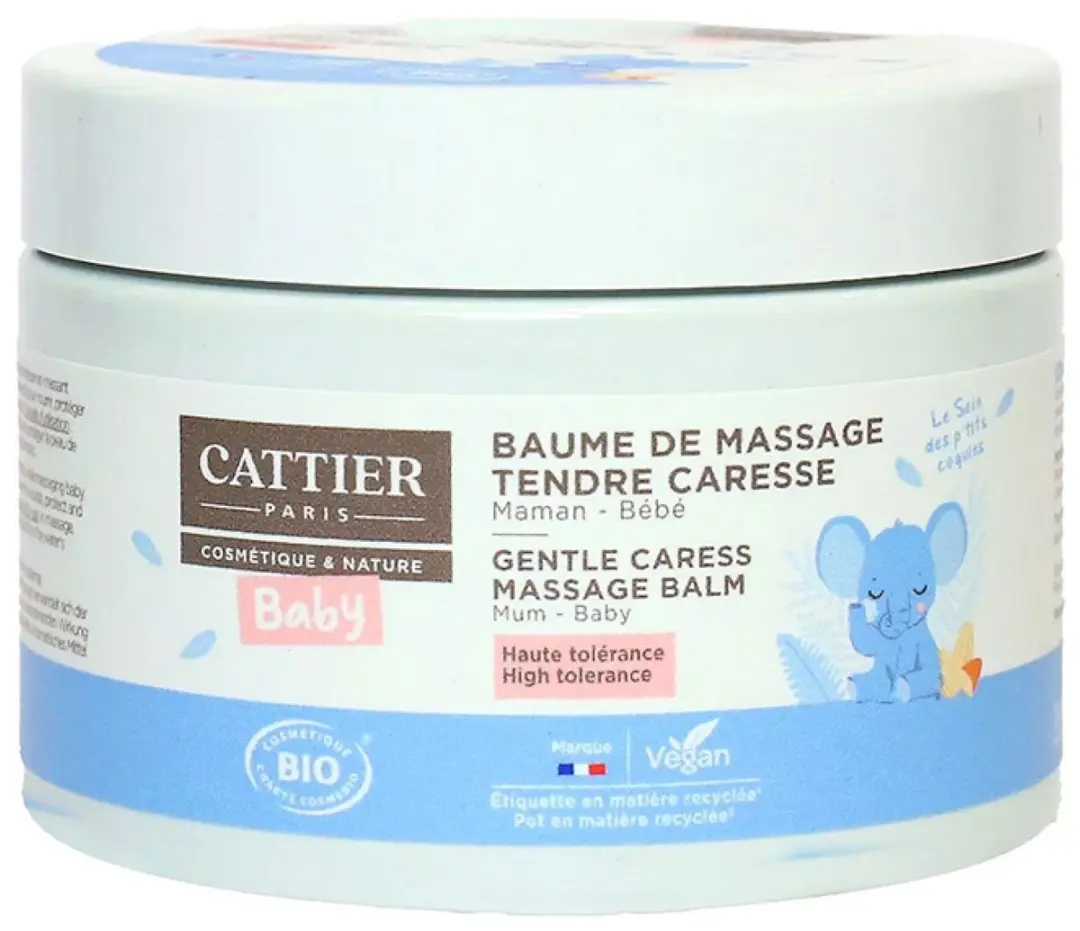 Cattier Baby Baume de Massage Bio 100g