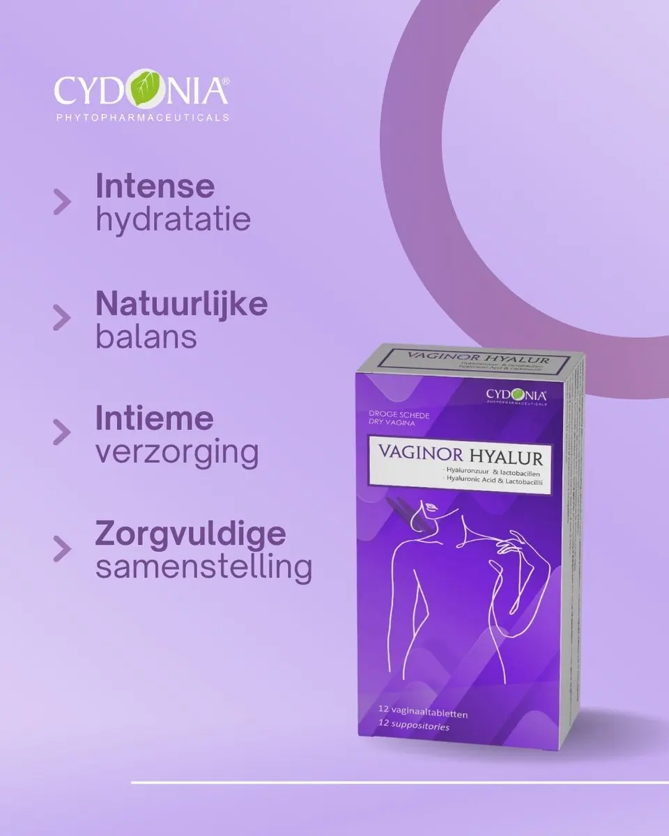 Cydonia Vaginor Hyalur Vaginale Tabletten 3ml - 12 Stuks
