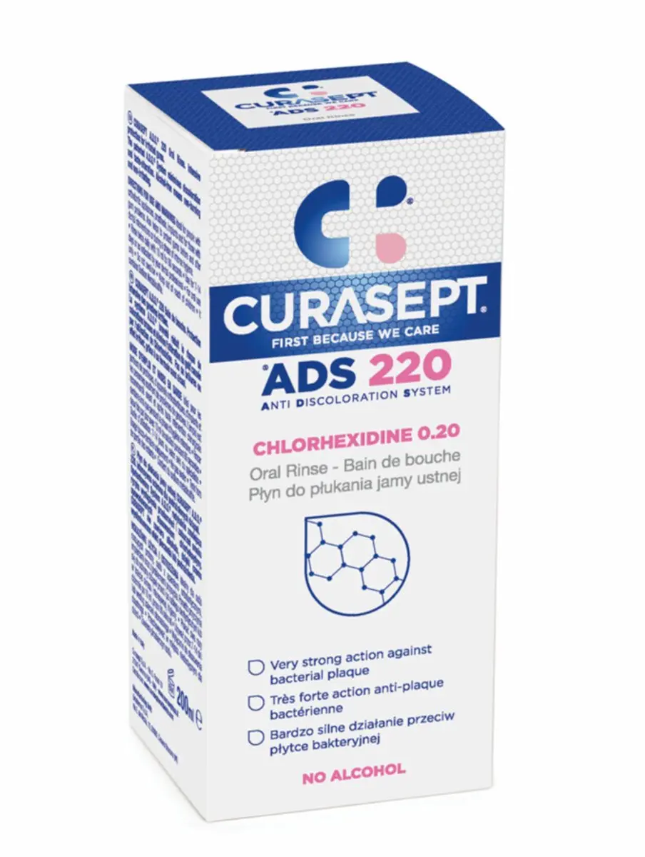 Curasept Mondspoeling 0,20% CHX 2x200ml