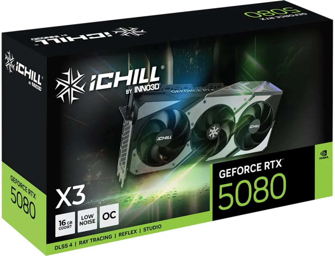 INNO3D iChill GeForce RTX 5080 X3 C50803-16D7X-176069H - 16GB GDDR7