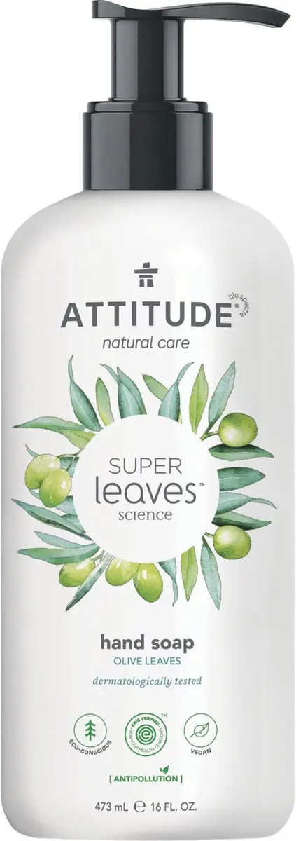 Attitude Natuurlijke Handzeep Olive Leaves 473ml