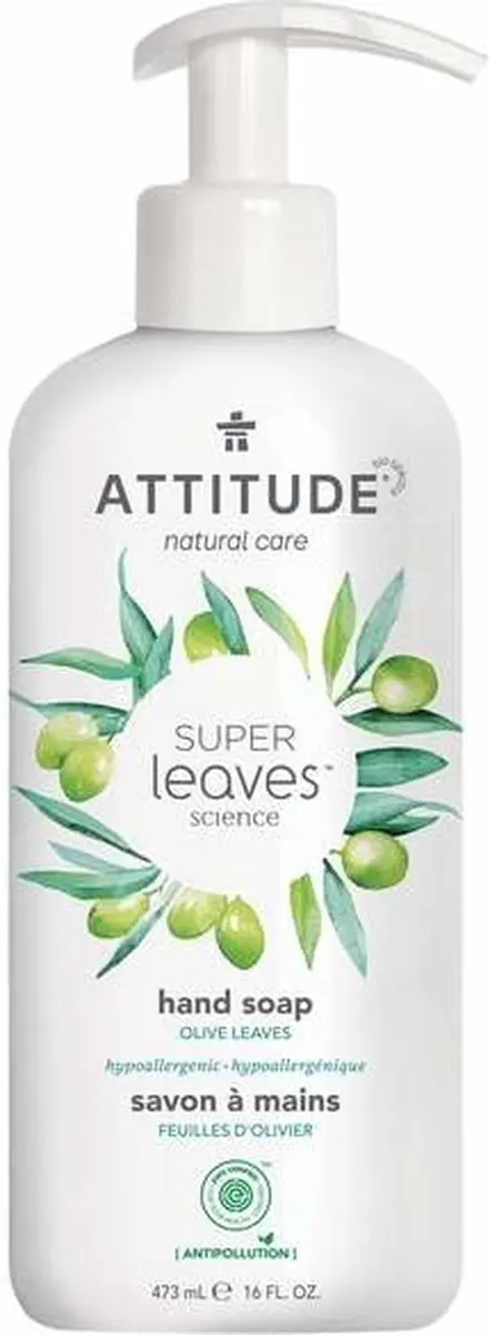 Attitude Natuurlijke Handzeep Olive Leaves 473ml