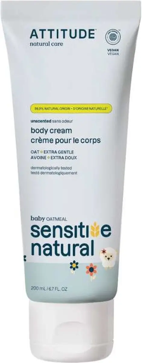 Attitude Sensitive Skin Care Baby Soothing Body Cream 200ml