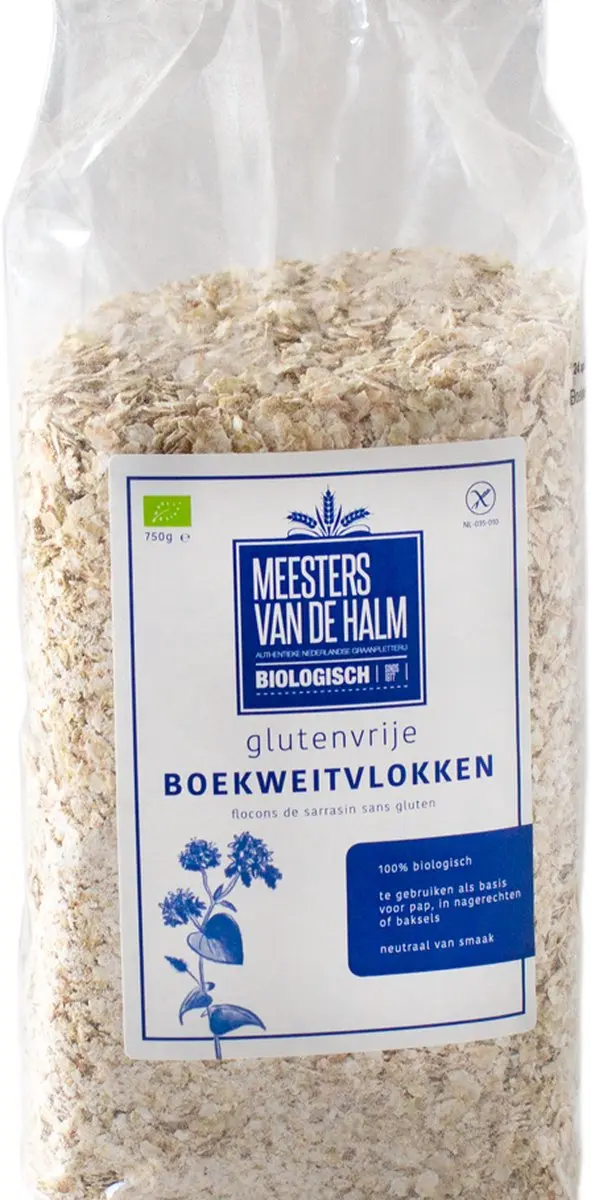 De Halm Biologische Boekweitvlokken 750g