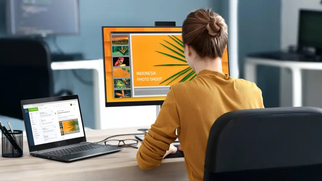 HP E-Series E27d G4 Monitor 27" QHD - Zwart
