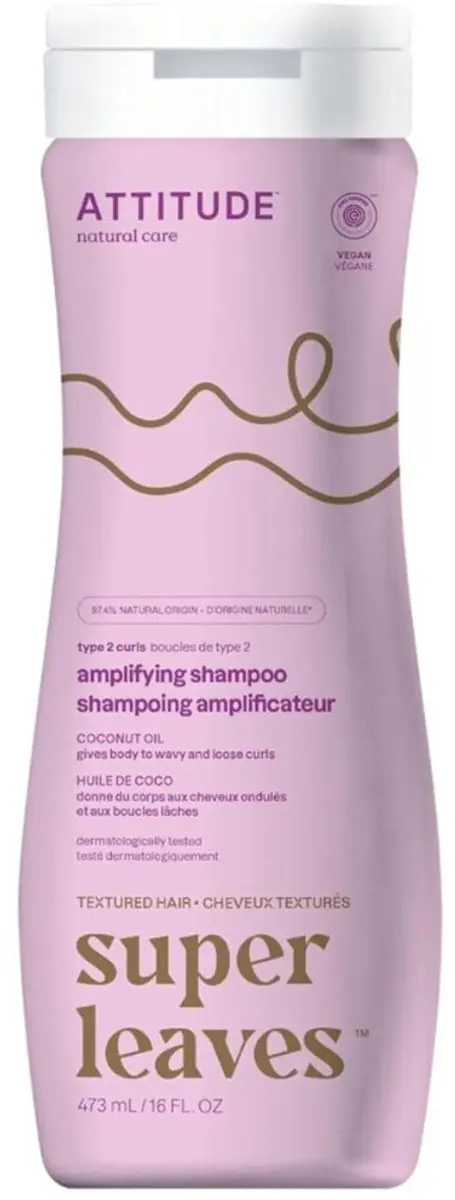 Attitude Super Leaves Shampoo Krullend Haar 473ml