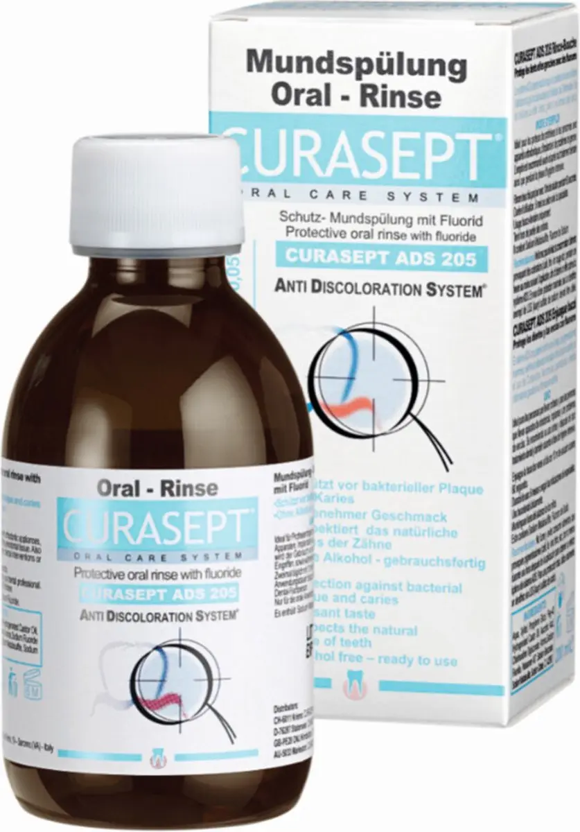Curasept Mondspoeling 0,05% CHX 2x200ml