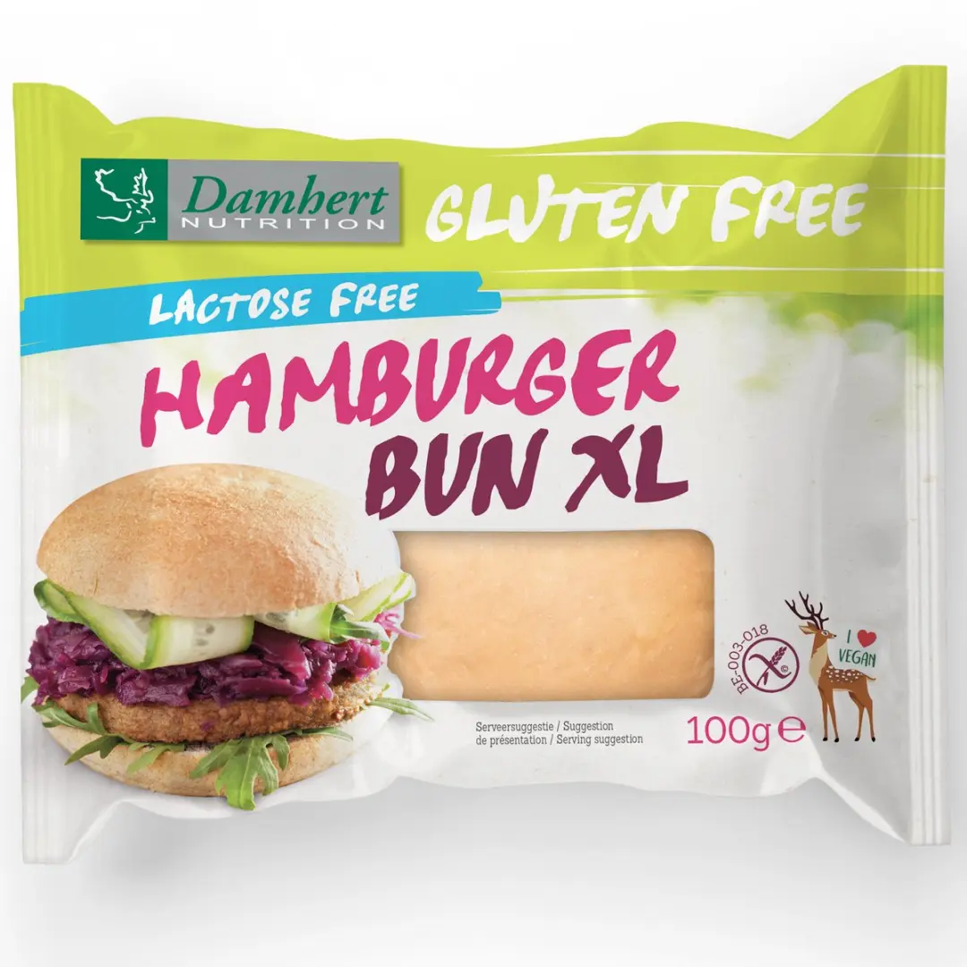 Damhert Glutenvrije Hamburger Bun XL 100g