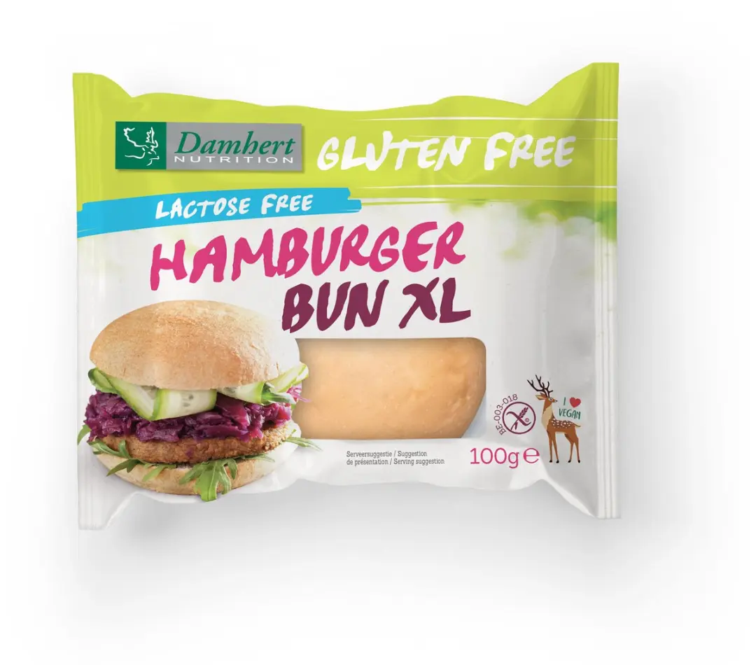 Damhert Glutenvrije Hamburger Bun XL 100g