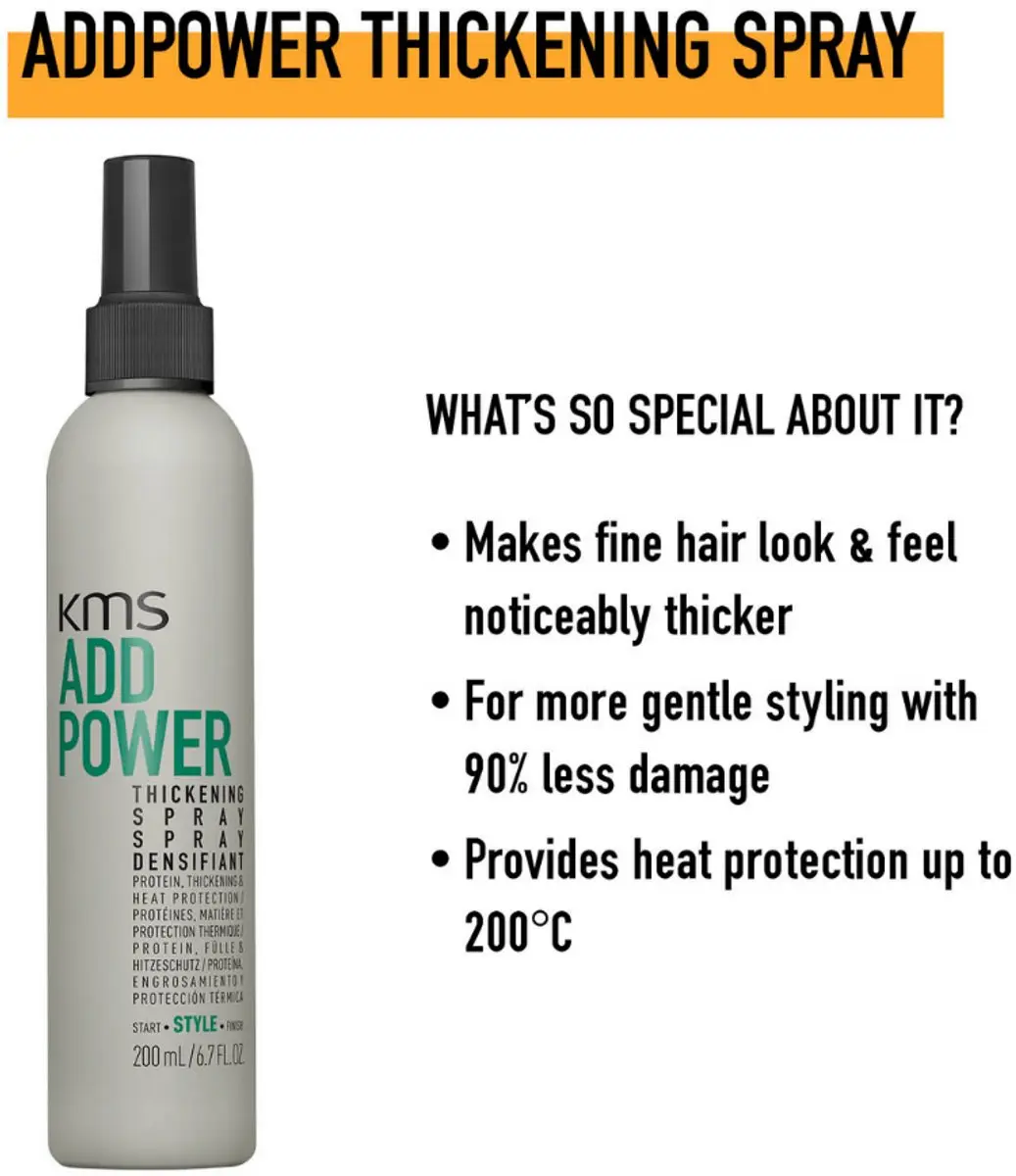 KMS Hair Add Power Thickening Spray 200ml