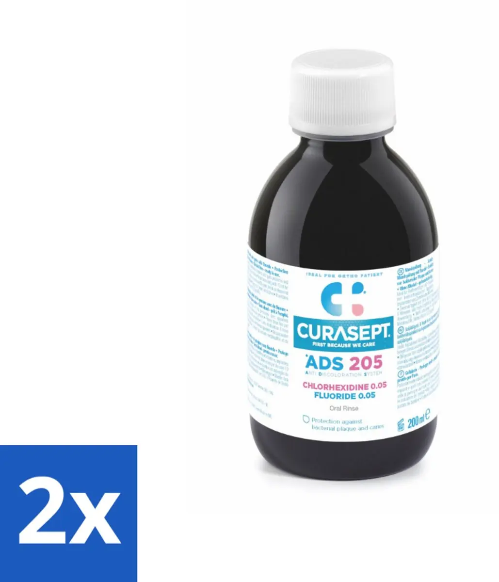 Curasept Mondspoeling 0,05% CHX 400ml - 2 Stuks