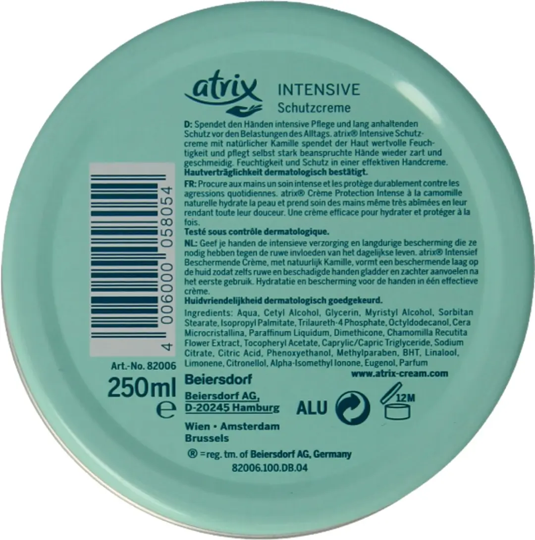Atrix Intensief Beschermende Crème 250ml