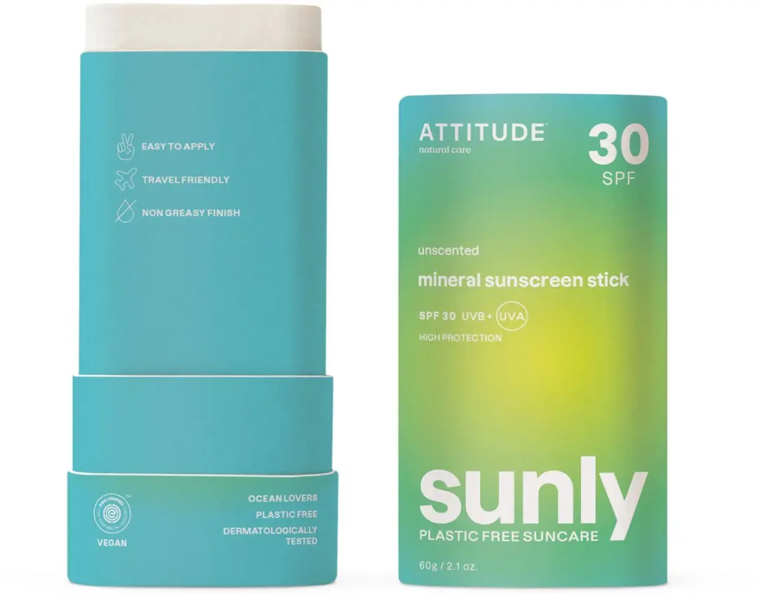 Attitude Sunly Zonnebrandstick SPF30 - 60g