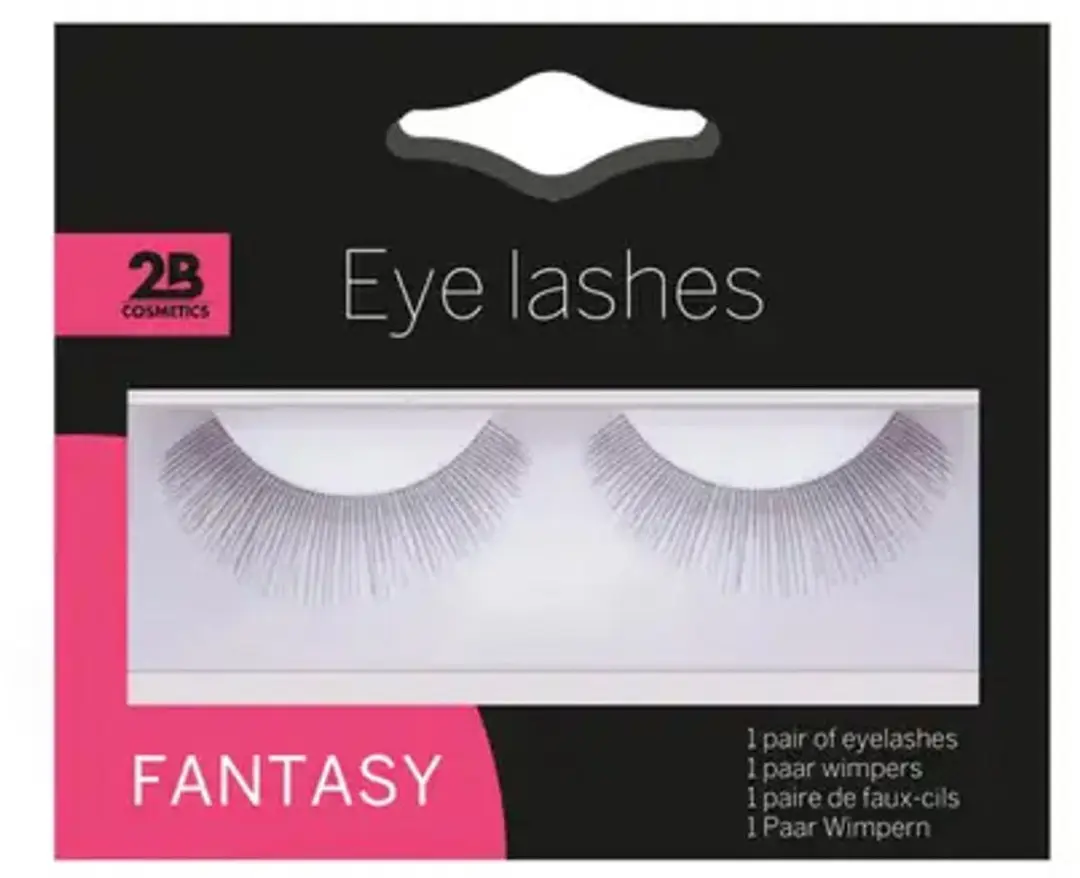 2B Set Wimperverzorging - 2x Eyelash Angel & Fantasy + Lijm + Krultang - Zwart - afbeelding 6 van 6