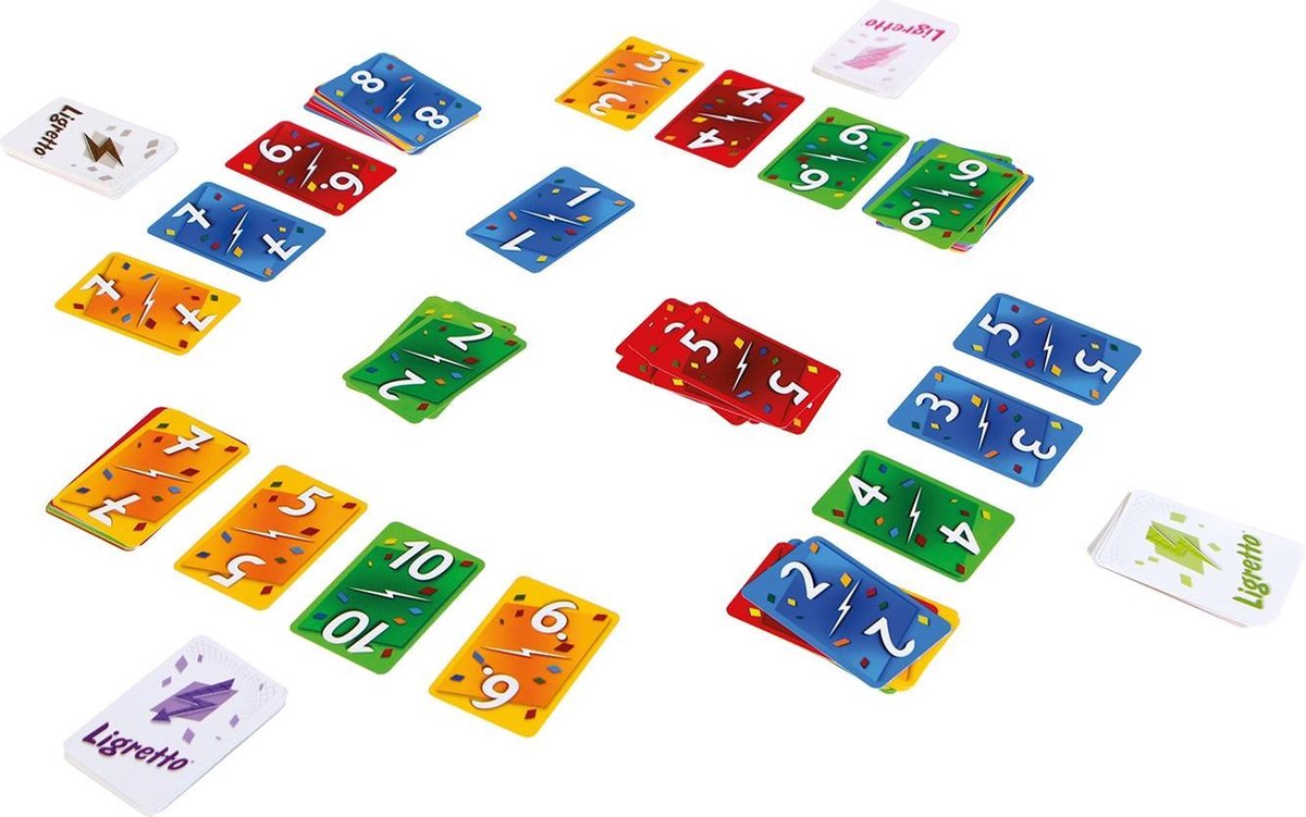 999 Games - Ligretto: Groen- Kaartspel - Iedereen speelt tegelijkertijd - Familiespel - Gezelschapsspel - Actiespel - Klein cadeautje