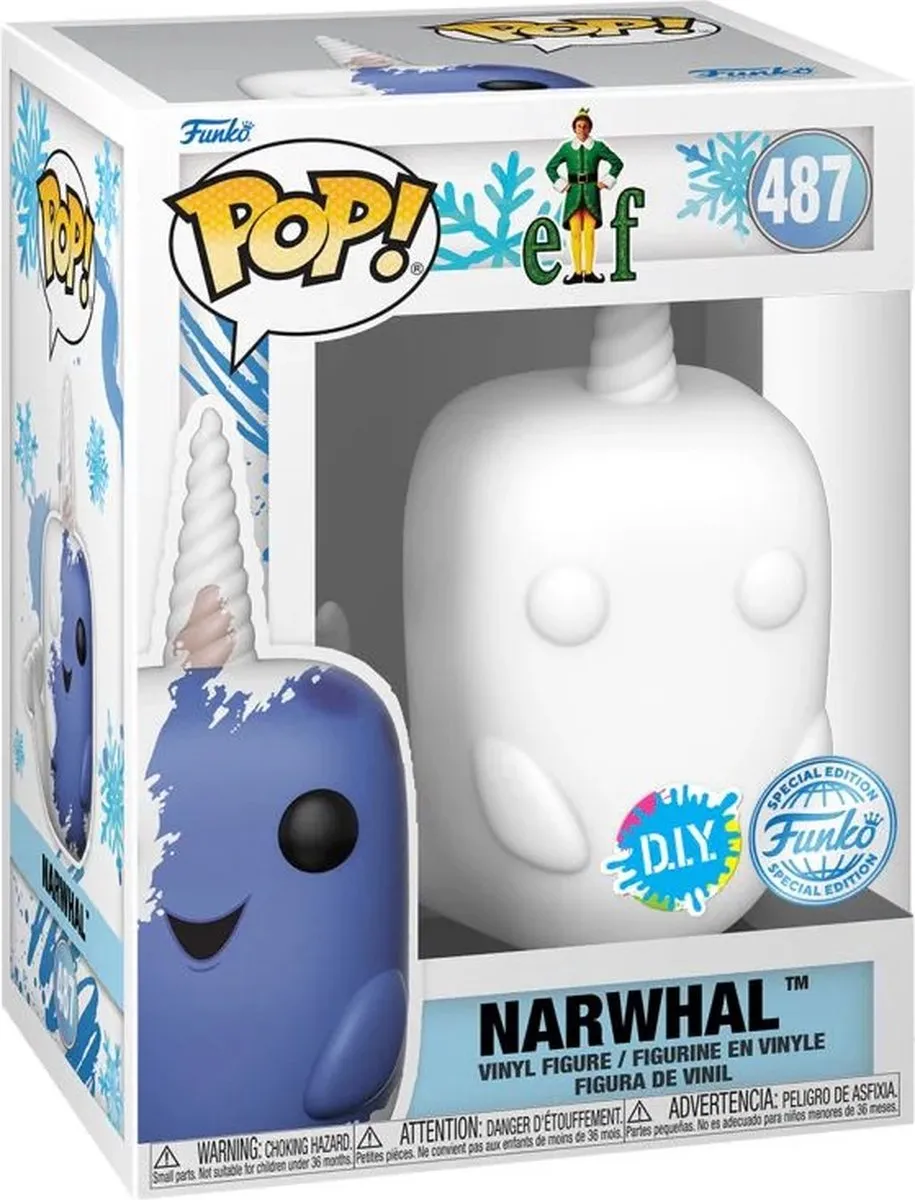 Funko Pop! Elf Narwhal DIY Exclusief 73920 - Veelkleurig