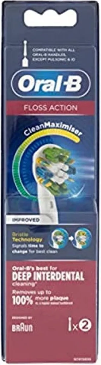 Oral-B FlossAction Opzetborstels 2 Stuks - Wit
