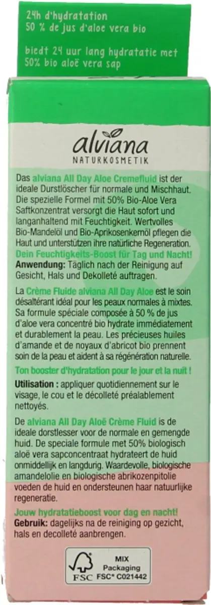 Alviana All Day Aloë Vera Bodycrème 50ml