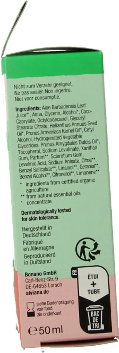 Alviana All Day Aloë Vera Bodycrème 50ml