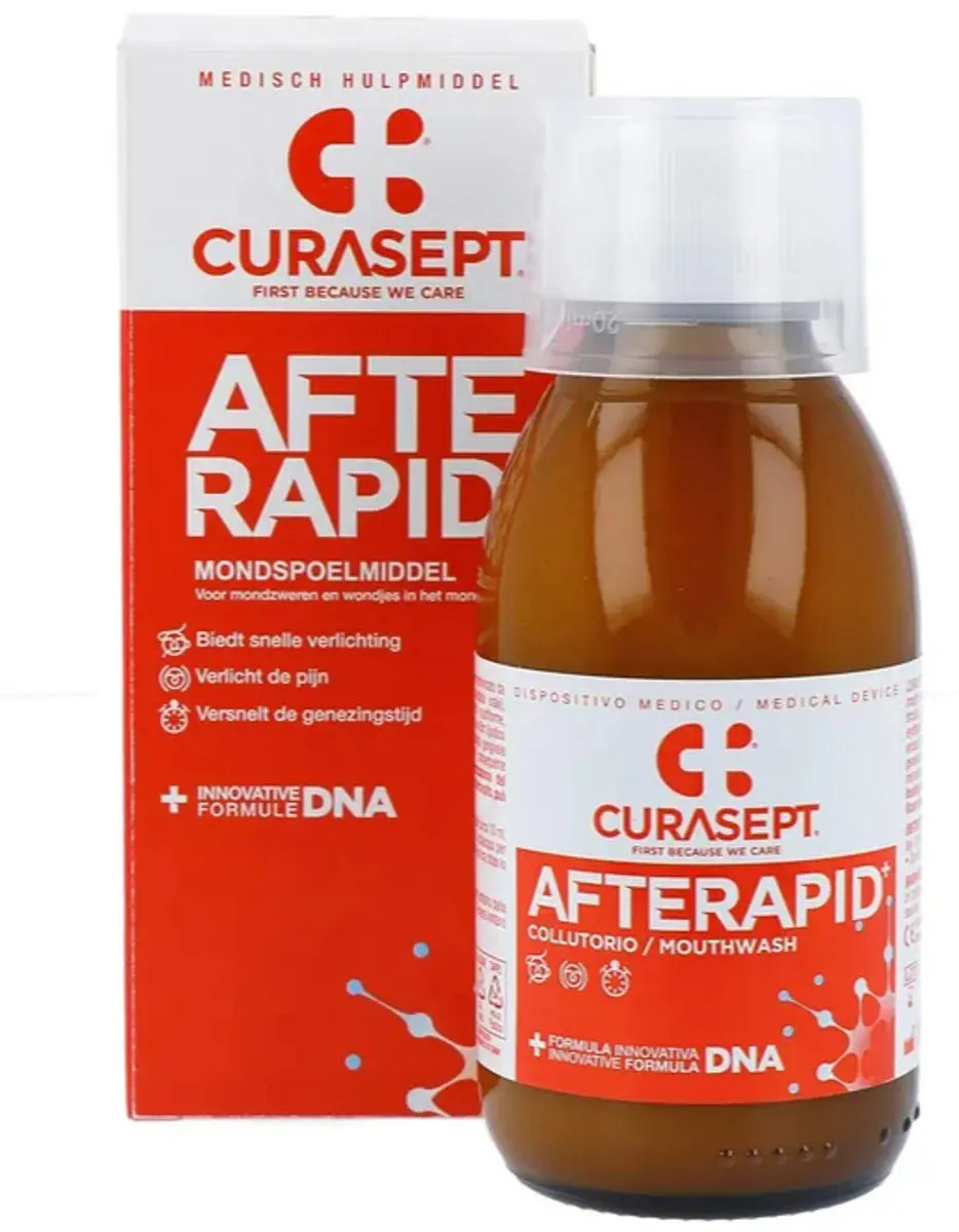 Curasept Afterapid DNA Mondspoelmiddel 125ml