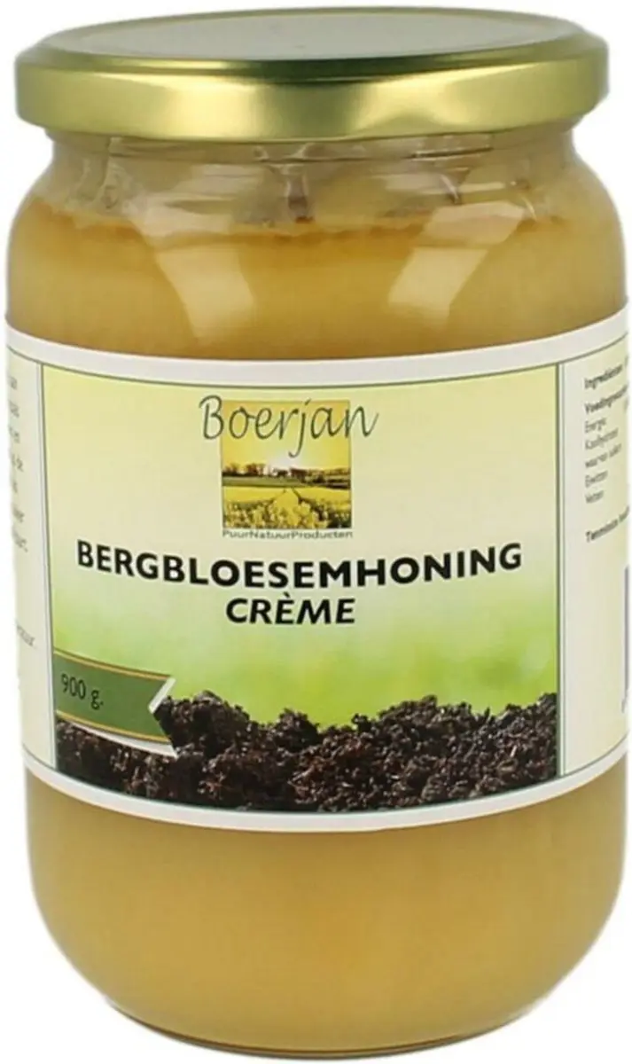 Boerjan Pure Bloesemhoning Crème 900g