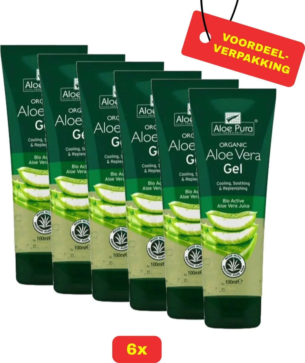 Aloe Pura Aloe Vera Gel 100ml - 6 Stuks