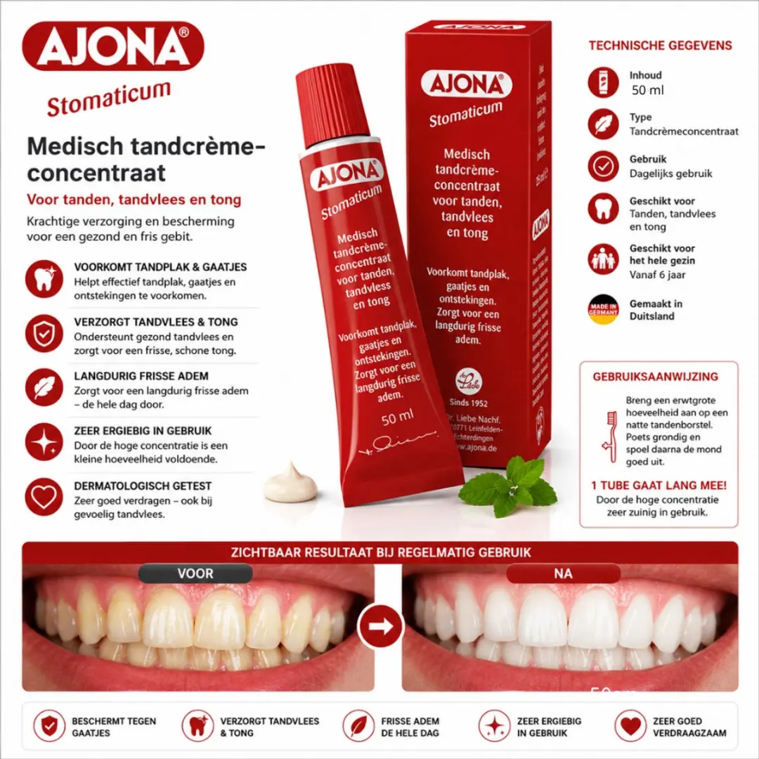 Ajona Stomaticum Tandpastaconcentraat 50ml