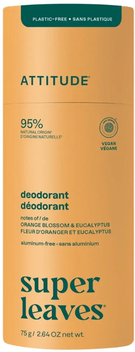 Attitude Super Leaves Deodorant Orange Blossom & Eucalyptus 75ml