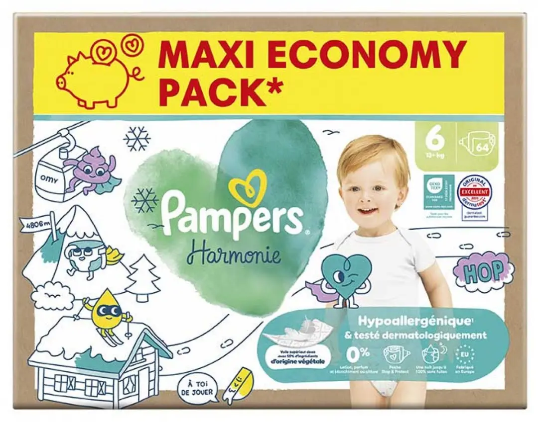 Pampers Harmonie Maat 6 Luiers