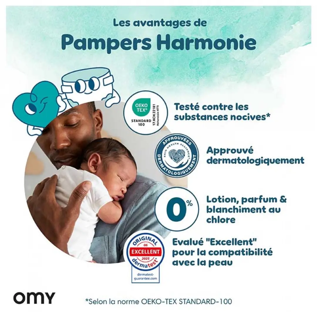 Pampers Harmonie Maat 6 Luiers - 64 Stuks