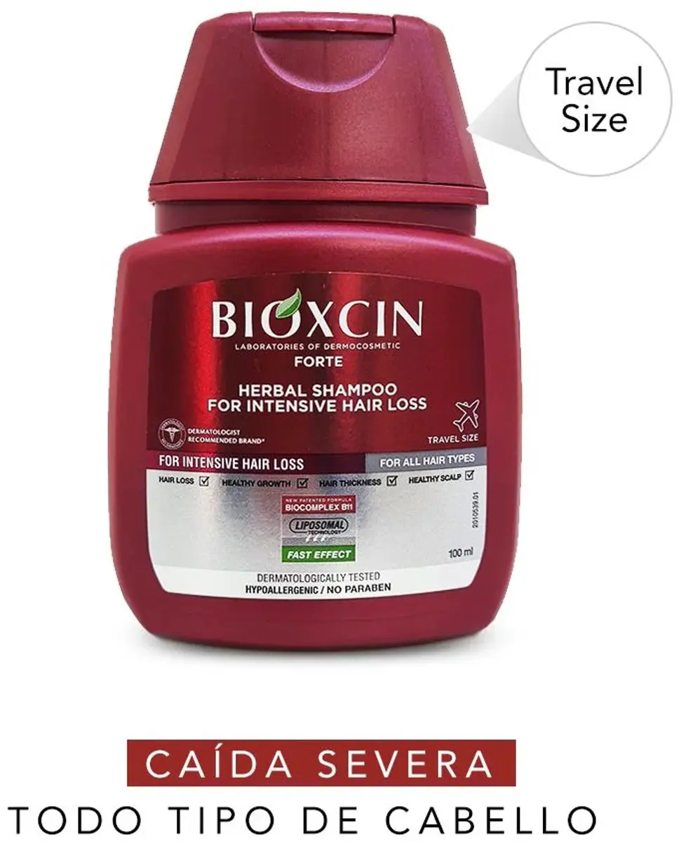 Bioxsine Bioxcin Forte Shampoo Reisverpakking 100ml